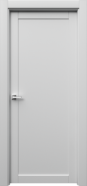 Фото -   Межкомнатная дверь "Парнас", пг, белый   | фото в интерьере