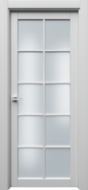 Фото -   Межкомнатная дверь "Парнас", по, белый   | фото в интерьере