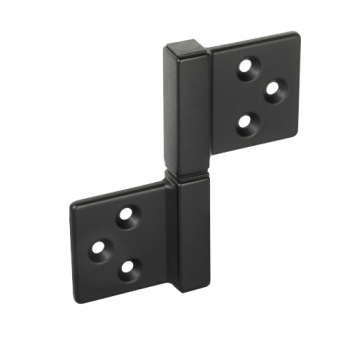 Петля карточная Morelli CH-S 85X82 BL, черная (одна штука)