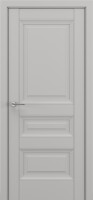 Фото -   Межкомнатная дверь "Ампир В2", пг, серый матовый   | фото в интерьере