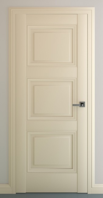 Фото -   Межкомнатная дверь Гранд В3, пг, матовый крем   | фото в интерьере