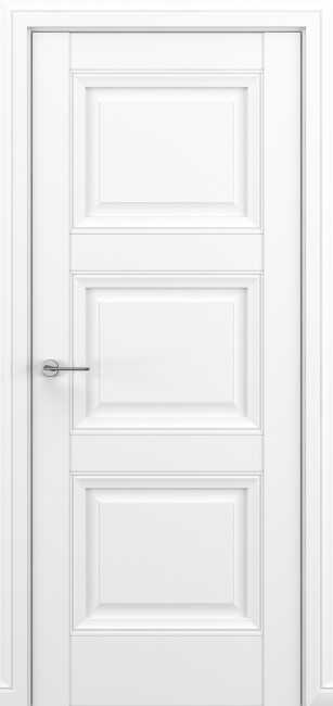 Фото -   Межкомнатная дверь Гранд В3, пг, матовый белый   | фото в интерьере