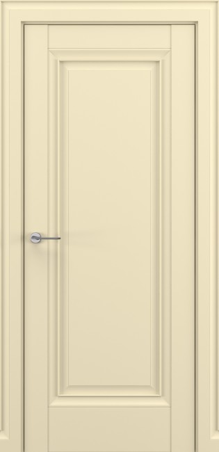 Фото -   Межкомнатная дверь Неаполь В1, пг, матовый крем   | фото в интерьере