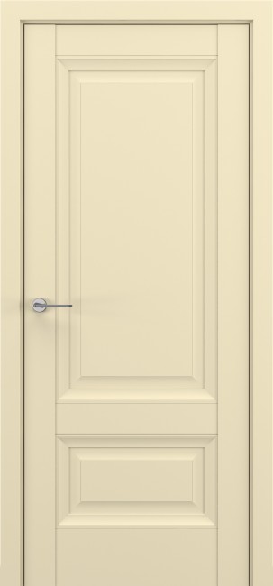 Фото -   Межкомнатная дверь "Турин В2", пг, матовый крем   | фото в интерьере