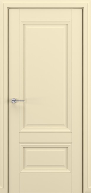 Фото -   Межкомнатная дверь "Турин В3", пг, матовый крем   | фото в интерьере