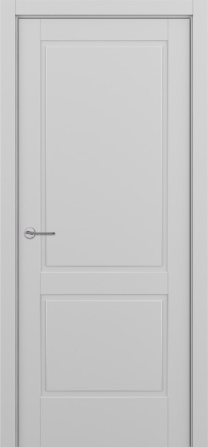 Фото -   Межкомнатная дверь "Венеция", пг, светло-серый   | фото в интерьере