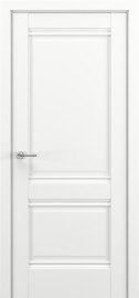 Фото -   Межкомнатная дверь "Венеция В4", пг, белый   | фото в интерьере