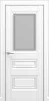 Фото -   Межкомнатная дверь "Ампир В1", по, белый   | фото в интерьере