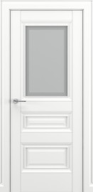 Фото -   Межкомнатная дверь "Ампир В1", по, белый   | фото в интерьере