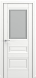 Фото -   Межкомнатная дверь "Ампир В3", по, белый   | фото в интерьере