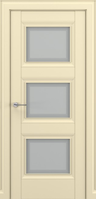 Фото -   Межкомнатная дверь Гранд В1, по, матовый крем   | фото в интерьере