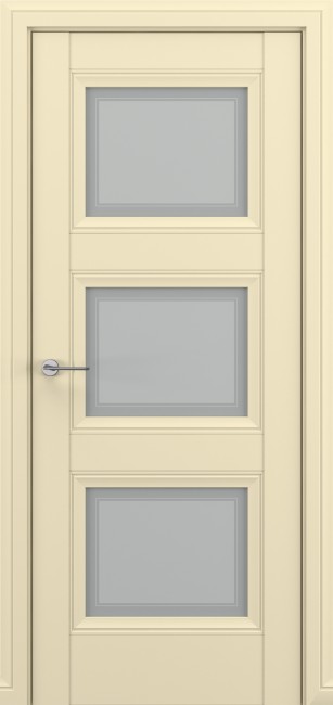 Фото -   Межкомнатная дверь Гранд В3, по, матовый крем   | фото в интерьере