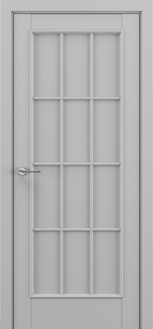 Фото -   Межкомнатная дверь "Неаполь" АК, по, серый   | фото в интерьере