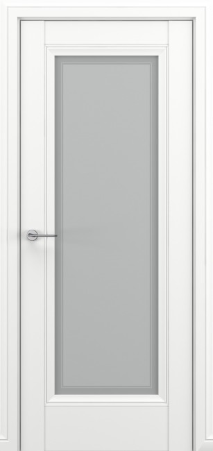 Фото -   Межкомнатная дверь Неаполь В3, по, матовый белый   | фото в интерьере