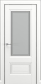 Фото -   Межкомнатная дверь "Турин В1", по, матовый белый   | фото в интерьере