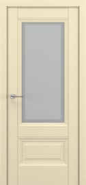 Фото -   Межкомнатная дверь "Турин В2", по, матовый крем   | фото в интерьере