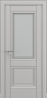 Фото -   Межкомнатная дверь "Венеция В1", по, серый матовый   | фото в интерьере