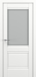 Фото -   Межкомнатная дверь "Венеция В4", по, белый   | фото в интерьере