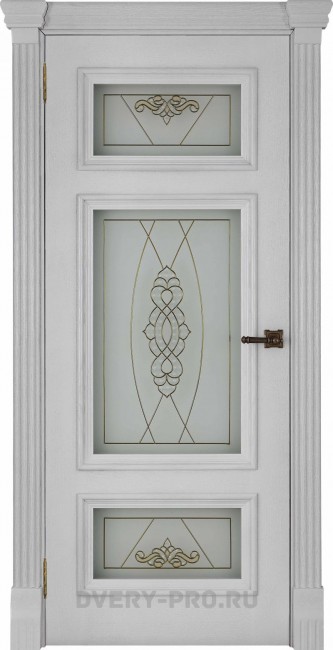 Фото -   Межкомнатная дверь "Мадрид", по, perla   | фото в интерьере