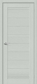 Фото -   Межкомнатная дверь "Порта-21", пг, Grey Wood   | фото в интерьере