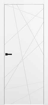 Межкомнатная дверь " DT-15 B ", пг, Shellac White