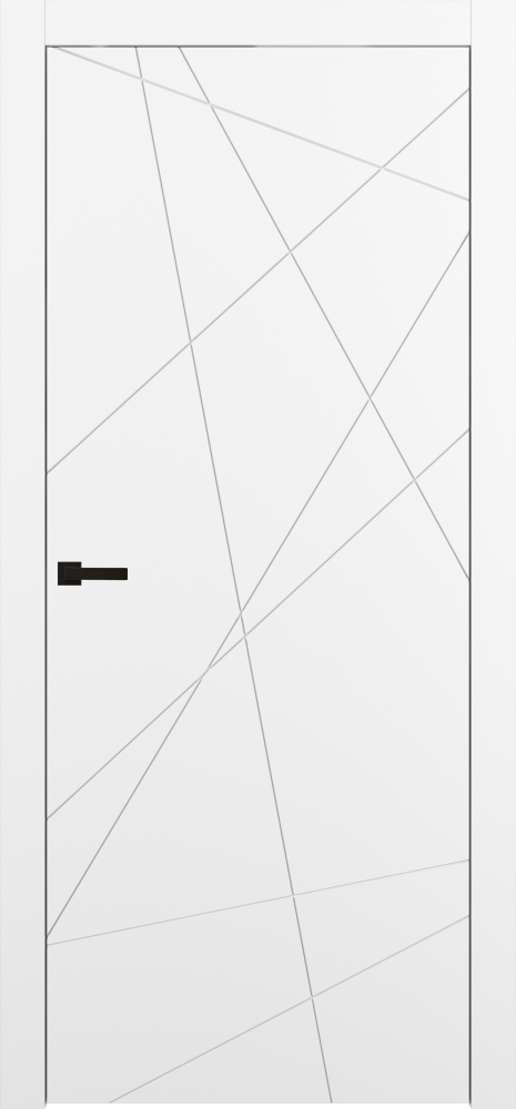 Межкомнатная дверь " DT-15 B ", пг, Shellac White