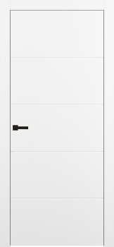 Межкомнатная дверь " DT-4 B ", пг, Shellac White