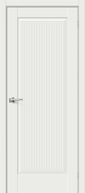 Фото -   Межкомнатная дверь "Прима-10.Ф7", пг, White Matt   | фото в интерьере