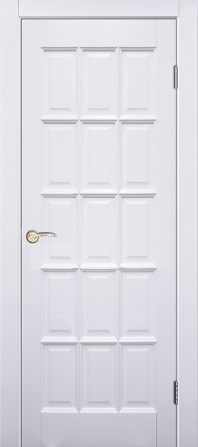 Фото -   Межкомнатная дверь "Прима", пг, белая   | фото в интерьере