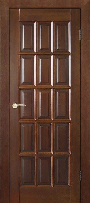 Фото -   Межкомнатная дверь "Прима", пг, венге   | фото в интерьере