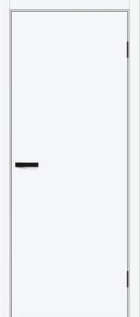 Межкомнатная дверь "Prime", AL-кромка черная, пг, белая