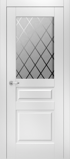 Фото -   Межкомнатная дверь "Прайм", по, белый   | фото в интерьере