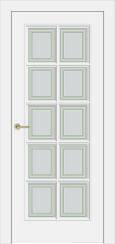 Межкомнатная дверь "PROVENCE-10", по, белый