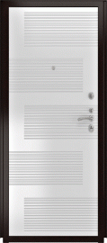Фото -   Внутренняя панель ПВХ ФЛ-185 ясень белый, 10 мм    | фото в интерьере
