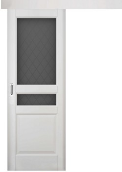 Раздвижная дверь "Гармония", по, белая эмаль