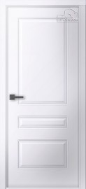 Фото -   Межкомнатная дверь "Роялти", пг, белая   | фото в интерьере