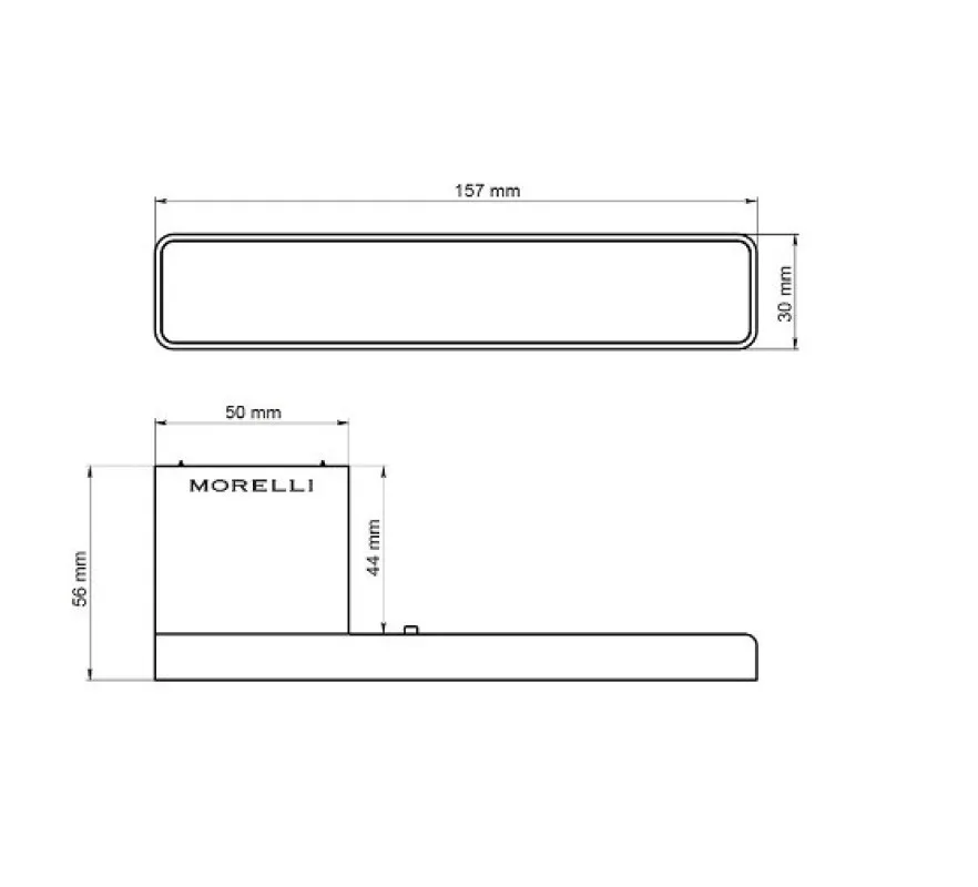 Ручка Morell ENGLAND MH-63-R50 BL, черный