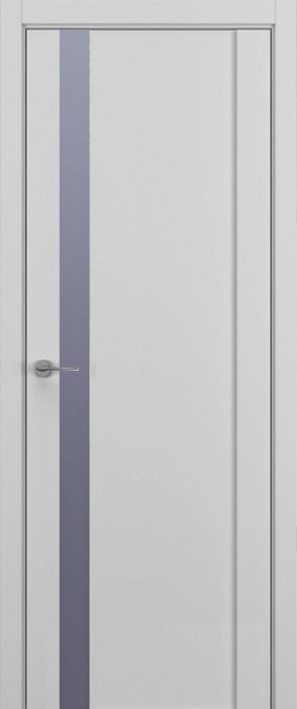 Фото -   Межкомнатная дверь Classic S 26 ПГ серая матовая   | фото в интерьере