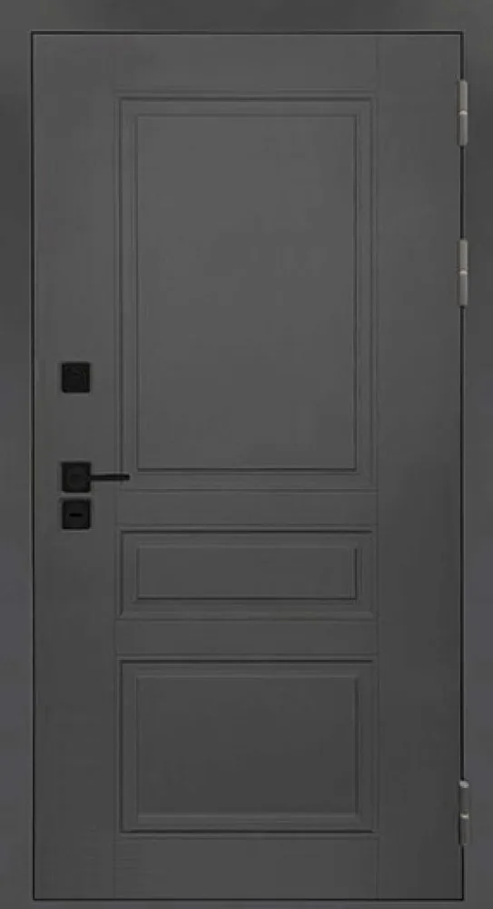 Входная дверь, "Сенатор ПЛЮС SOLID", цвет Cерый нубук soft
