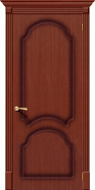 Фото -   Межкомнатная дверь "Соната", пг, макоре   | фото в интерьере