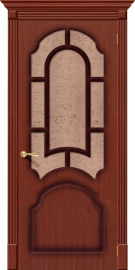 Фото -   Межкомнатная дверь "Соната", по, макоре   | фото в интерьере