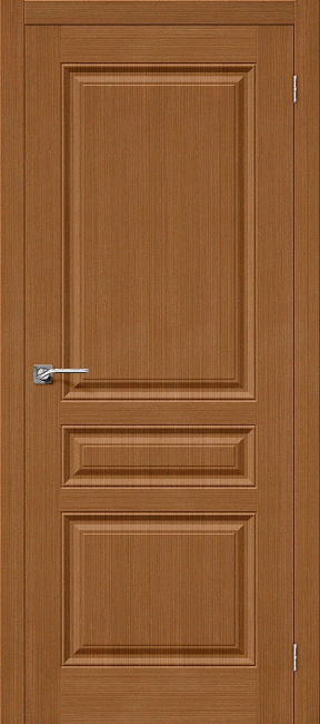 Фото -   Межкомнатная дверь "Статус-14", пг, орех   | фото в интерьере