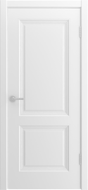 Фото -   Межкомнатная дверь "SHELLY2", пг, белый   | фото в интерьере