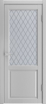 Межкомнатная дверь "SILVER", по, эмалит, светло-серый