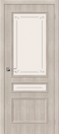 Фото -   Межкомнатная дверь "Симпл-15.2", по, Cappuccino Veralinga   | фото в интерьере