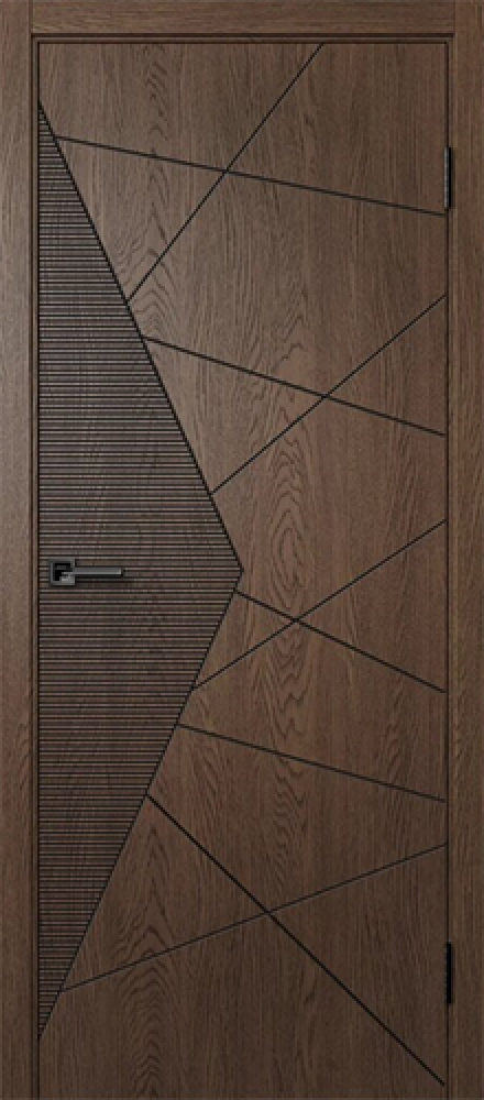 Межкомнатная дверь "Синди-2", пг, текстур.орех