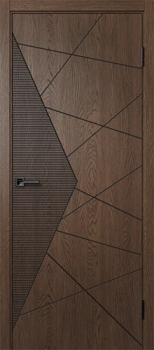 Межкомнатная дверь "Синди-2", пг, текстур.орех