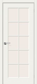 Фото -   Межкомнатная дверь "Скинни-11.1", по, белый   | фото в интерьере