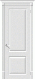 Фото -   Межкомнатная дверь "Скинни-12", пг, белый   | фото в интерьере