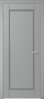 Фото -   Межкомнатная дверь "Скай-1", пг, серый   | фото в интерьере